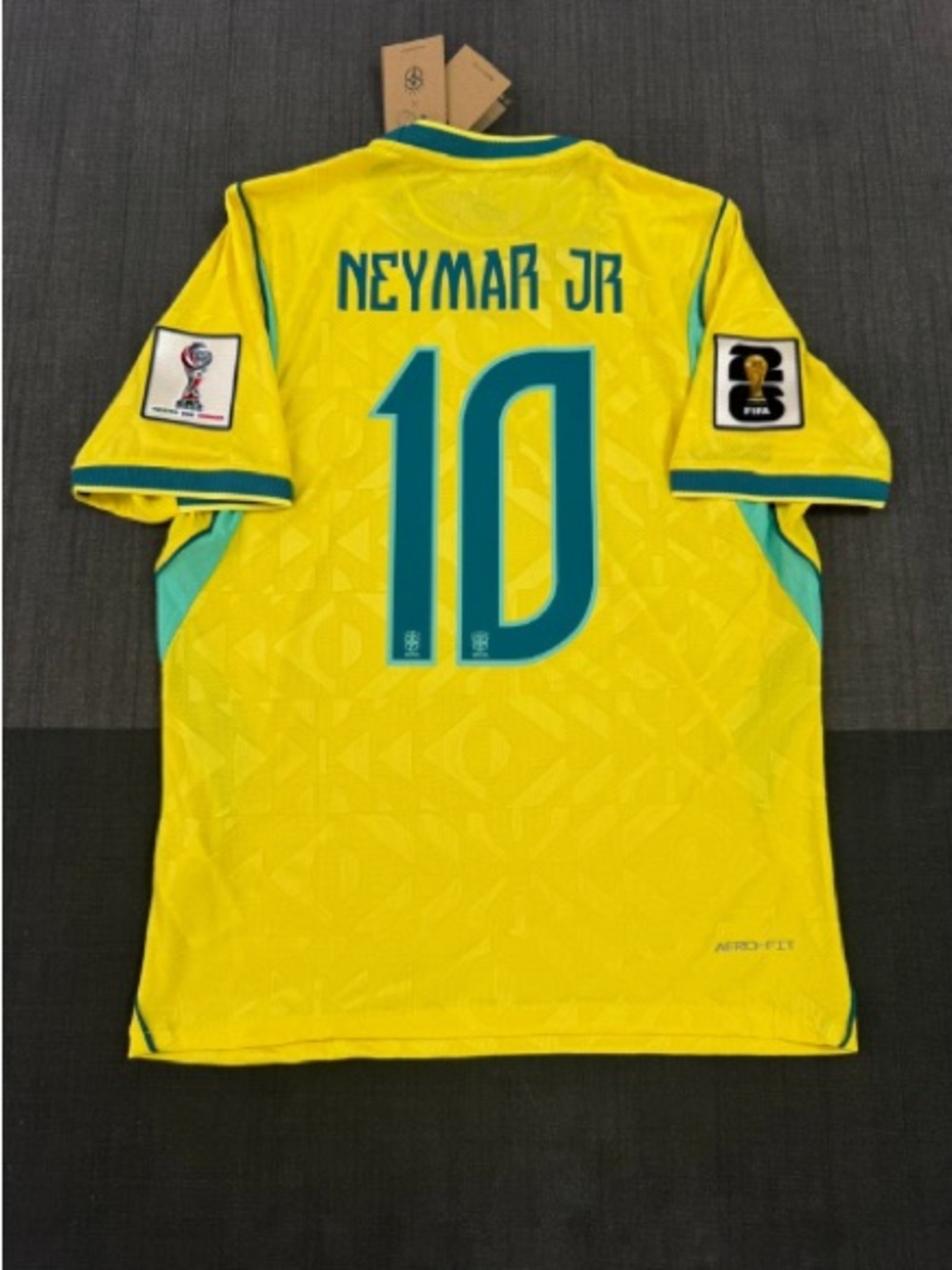 2026 World Cup Fan Jersey #10 Yellow Soccer Shirt M
